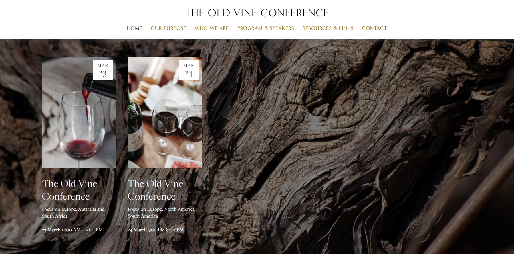old vine conference